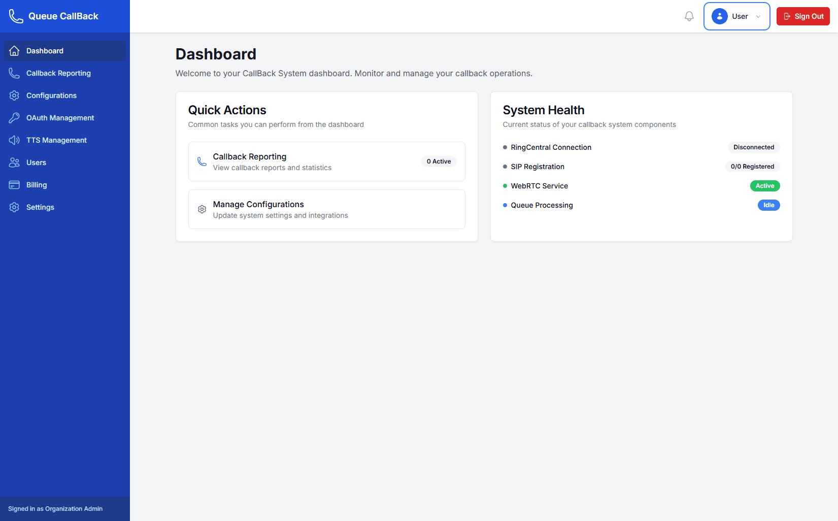 Dashboard Overview